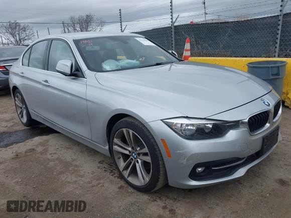 2017 BMW 3 Series 330i with VIN WBA8B9G34HNU52336, listed as a IAAI auction lot 41626509 with 79,786 mi miles. Bid and sale history available at carsss.com. Image 1.