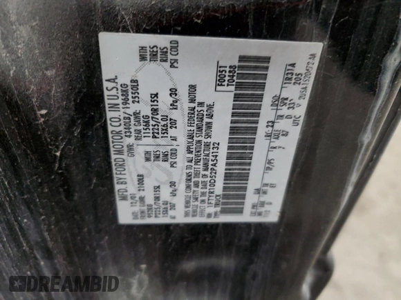 2005 Ford Ranger XL z VIN 1FTYR10U15PA78965, wystawiony jako Copart lot #44979745 z przebiegiem 171 018 mil mil oraz Nie do naprawy • Non repairable. Historia ofert i sprzedaży dostępna na DreamBid. Obrazek 12.