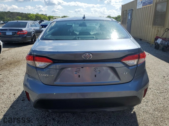 2023 Toyota Corolla LE with VIN 5YFB4MDE5PP014583, listed as a Copart auction lot 52989175 with 51,467 mi miles and Clean Title. Bid and sale history available at carsss.com. Image 6.