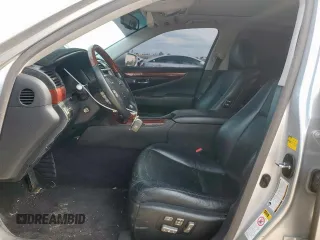 2010 Lexus LS 460 with VIN JTHBL5EF7A5092639, listed as a Copart auction lot 58069975 with 186,078 mi miles and Salvage title. Bid and sale history available at DreamBid. Image 7.