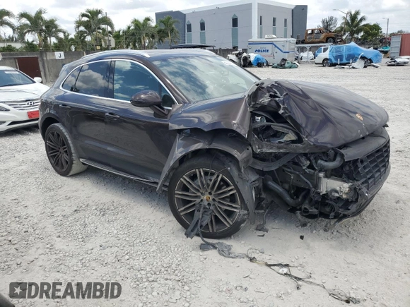 2017 Porsche Macan S with VIN WP1AB2A50HLB14917, listed as a Copart auction lot 53708615 with 112,512 mi miles and Salvage Title. Bid and sale history available at DreamBid. Image 4.