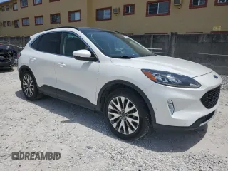2020 Ford Escape Titanium Hybrid with VIN 1FMCU9DZ0LUB95931, listed as a Copart auction lot 59876815 with 67,932 mi miles and Salvage title. Bid and sale history available at DreamBid. Image 4.