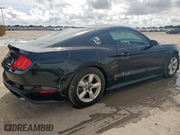 2018 Ford Mustang EcoBoost with VIN 1FA6P8TH2J5159618, listed as a Copart auction lot 60299355 with 74,616 mi miles and Salvage title. Bid and sale history available at DreamBid. Image 3.