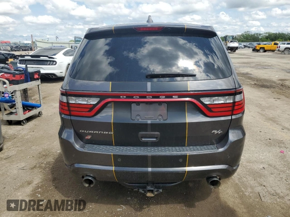 2020 Dodge Durango R/T with VIN 1C4SDJCT6LC130831, listed as a Copart auction lot 53997615 with 82,303 mi miles and Salvage title. Bid and sale history available at DreamBid. Image 6.