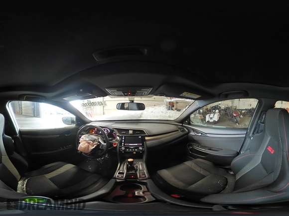 2018 Honda Civic Si with VIN 2HGFC1E56JH705069, listed as a Copart auction lot 45688515 with 134,264 mi miles and Salvage Title. Bid and sale history available at DreamBid. Image 12.