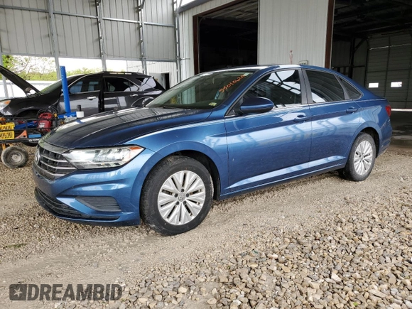 2019 Volkswagen Jetta S with VIN 3VWC57BU8KM032330, listed as a Copart auction lot 55018625 with 99,915 mi miles and Salvage title. Bid and sale history available at DreamBid. Image 1.