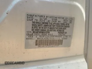 2019 Nissan Sentra SV with VIN 3N1AB7AP4KL612729, listed as a Copart auction lot 51519415 with 92,250 mi miles and Salvage Title. Bid and sale history available at DreamBid. Image 14.