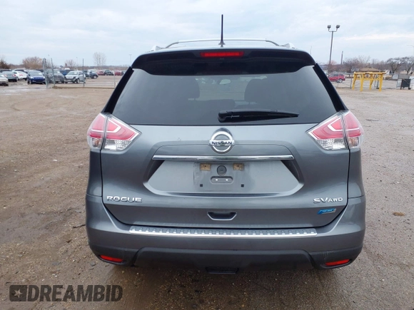 2014 Nissan Rogue S with VIN 5N1AT2MV2EC819333, listed as a IAAI auction lot 41722293 with 161,283 mi miles. Bid and sale history available at carsss.com. Image 17.