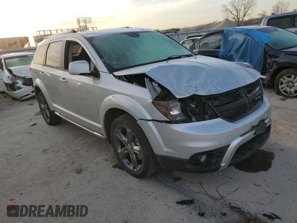 2014 Dodge Journey Crossroad with VIN 3C4PDDGG6ET291062, listed as a Copart auction lot 48731125 with 216,118 mi miles and Salvage title. Bid and sale history available at DreamBid. Image 4.