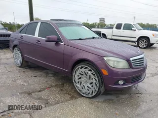 2010 Mercedes-Benz C-Class C 300 Sport with VIN WDDGF5EB3AR131172, listed as a IAAI auction lot 41707525 with 123,410 mi miles. Bid and sale history available at carsss.com. Image 1.