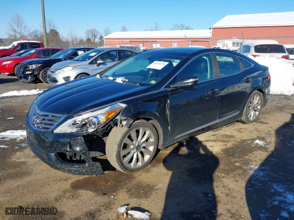 2013 Hyundai Azera with VIN KMHFH4JG9DA250936, listed as a IAAI auction lot 41253778 with 149,824 mi miles. Bid and sale history available at carsss.com. Image 17.