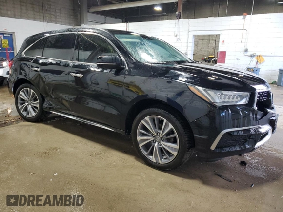 2018 Acura MDX w/Technology Pkg with VIN 5J8YD4H55JL000933, listed as a Copart auction lot 89175675 with 100,740 mi miles and Salvage Title. Bid and sale history available at carsss.com. Image 4.