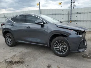 2022 Lexus NX 350h with VIN JTJAKCEZ0N5001874, listed as a Copart auction lot 58402925 with 21,016 mi miles and Salvage title. Bid and sale history available at DreamBid. Image 4.
