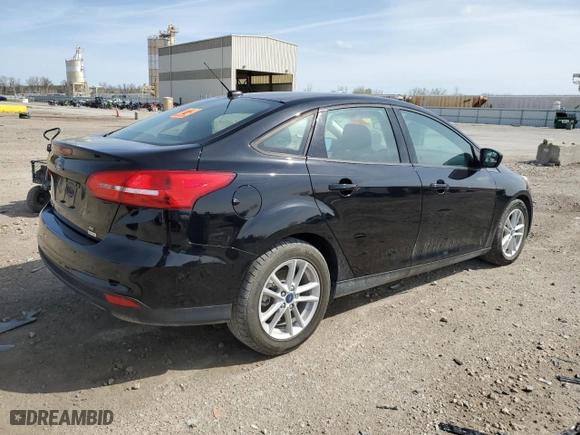 2018 Ford Focus SE with VIN 1FADP3FEXJL287127, listed as a Copart auction lot 51211045 with 62,867 mi miles and Clean Title. Bid and sale history available at carsss.com. Image 3.