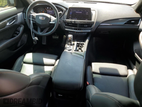 2020 Cadillac CT5 V-Series with VIN 1G6DR5RW4L0141141, listed as a Copart auction lot 68820154 with 21,479 mi miles and Salvage Title. Bid and sale history available at carsss.com. Image 8.