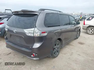 2015 Toyota Sienna SE with VIN 5TDXK3DC8FS652966, listed as a IAAI auction lot 41576611 with 108,858 mi miles and . Bid and sale history available at DreamBid. Image 4.