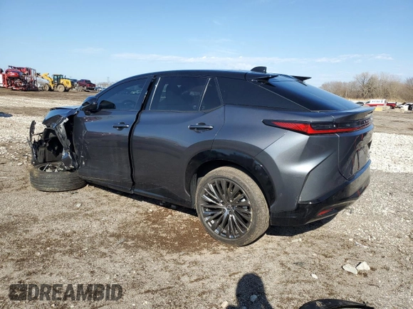 2023 Lexus RZ 450e Premium z VIN JTJAAAAB5PA007146, wystawiony jako Copart lot #50764805 z przebiegiem 20 747 mil mil oraz Szkoda całkowita • Salvage title. Historia ofert i sprzedaży dostępna na DreamBid. Obrazek 2.