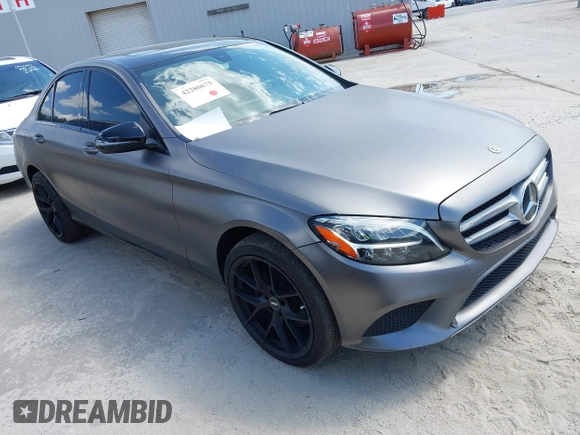2019 Mercedes-Benz C 300 with VIN 55SWF8EB6KU298297, listed as a IAAI auction lot 42280673 with 49,059 mi miles and . Bid and sale history available at DreamBid. Image 1.