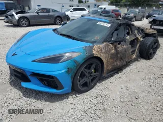 2020 Chevrolet Corvette 2LT with VIN 1G1Y72D48L5109331, listed as a Copart auction lot 50282194 with 0 mi miles and Non Repairable. Bid and sale history available at carsss.com. Image 1.