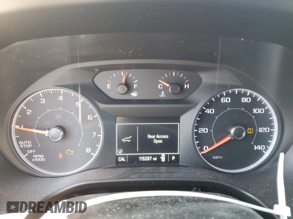2017 GMC Acadia SLE with VIN 1GKKNKLAXHZ325583, listed as a Copart auction lot 46429005 with 115,287 mi miles and Salvage Title. Bid and sale history available at DreamBid. Image 9.