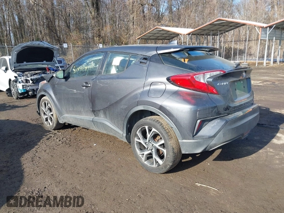 2018 Toyota C-HR XLE with VIN NMTKHMBX0JR024606, listed as a IAAI auction lot 41440926 with 118,968 mi miles. Bid and sale history available at carsss.com. Image 3.