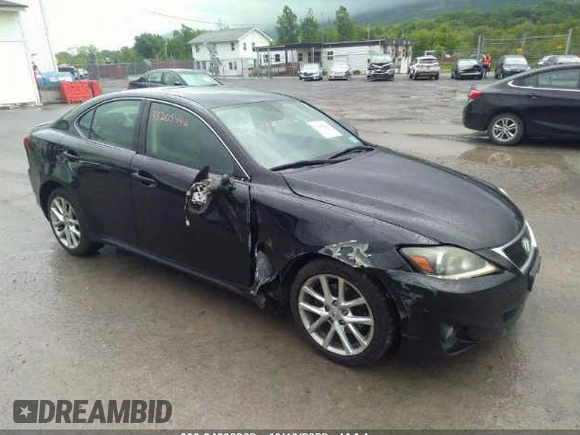 2011 Lexus IS 250 with VIN JTHCF5C28B5047545, listed as a IAAI auction lot 34698362 with 173,360 mi miles and . Bid and sale history available at DreamBid. Image 1.