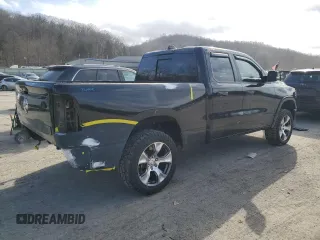 2019 Ram 1500 Laramie with VIN 1C6SRFDT3KN602992, listed as a Copart auction lot 44276045 with 79,272 mi miles and Salvage Title. Bid and sale history available at carsss.com. Image 3.