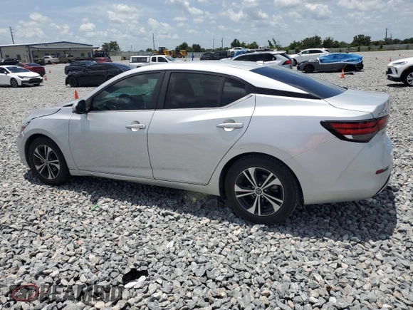 2021 Nissan Sentra SV с VIN 3N1AB8CV2MY250164, выставлен на аукционе Copart как лот 63785035 с пробегом 97 614 миль миль и На запчасти • Non repairable. История ставок и продаж доступна на DreamBid. Изображение 2.
