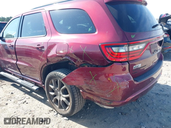 2017 Dodge Durango GT z VIN 1C4RDJDG6HC871911, wystawiony jako IAAI lot #42286368 z przebiegiem 62 500 mil mil oraz . Historia ofert i sprzedaży dostępna na DreamBid. Obrazek 6.