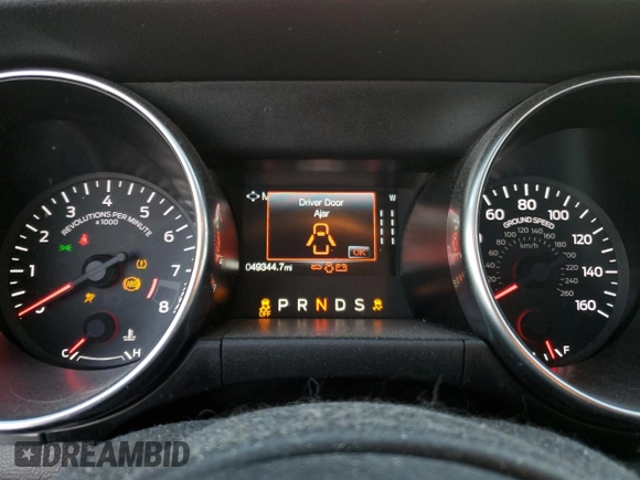 2022 Ford Mustang GT with VIN 1FA6P8CF1N5105683, listed as a Copart auction lot 46251905 with 49,344 mi miles and Salvage title. Bid and sale history available at DreamBid. Image 9.