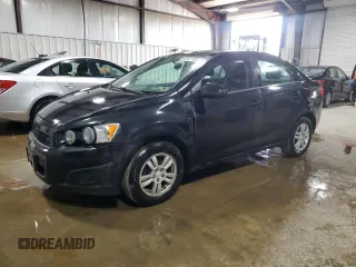 2014 Chevrolet Sonic LT with VIN 1G1JC5SB3E4147641, listed as a Copart auction lot 53137195 with 110,962 mi miles and Salvage Title. Bid and sale history available at DreamBid. Image 1.