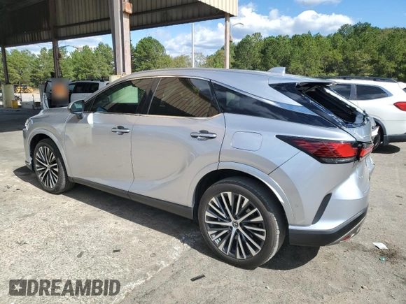 2024 Lexus RX with VIN 2T2BAMBA1RC028911, listed as a Copart auction lot 75608394 with 8,362 mi miles and Salvage Title. Bid and sale history available at carsss.com. Image 2.