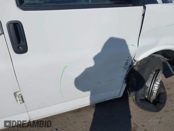 2014 Chevrolet Express Cargo Van with VIN 1GCWGFCA8E1133376, listed as a IAAI auction lot 41964949 with 344,831 mi miles. Bid and sale history available at carsss.com. Image 6.