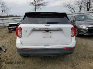 2020 Ford Explorer with VIN 1FMSK7BH9LGD16275, listed as a Copart auction lot 49997575 with 0 mi miles and Salvage Title. Bid and sale history available at carsss.com. Image 6.