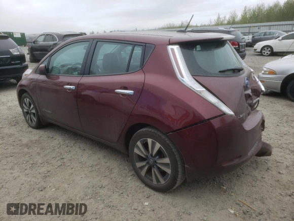 2016 Nissan LEAF S with VIN 1N4BZ0CP8GC314324, listed as a Copart auction lot 50469853 with 28,235 mi miles. Bid and sale history available at carsss.com. Image 2.