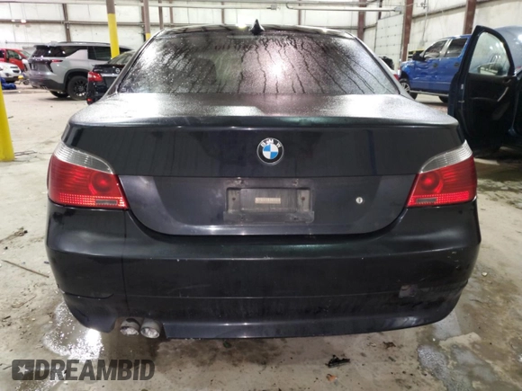 2007 BMW 5 Series 530i with VIN WBANE73517CM49989, listed as a Copart auction lot 88789365 with Not Provided miles and Non Repairable. Bid and sale history available at DreamBid. Image 6.