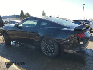 2024 Ford Mustang Dark Horse with VIN 1FA6P8R01R5505946, listed as a Copart auction lot 76901344 with 1,162 mi miles and Salvage Title. Bid and sale history available at carsss.com. Image 2.