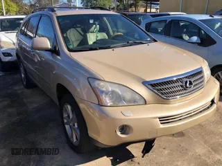 2008 Lexus RX 400h with VIN JTJGW31U082006748, listed as a Copart auction lot 80531694 with 241,549 mi miles and Clean Title. Bid and sale history available at DreamBid. Image 1.