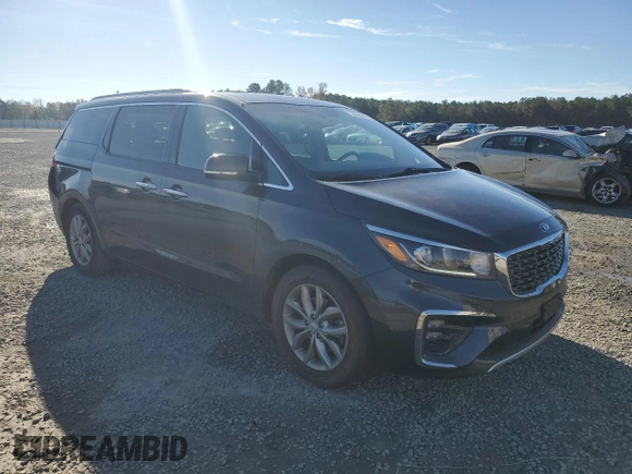 2019 Kia Sedona EX with VIN KNDMC5C13K6558435, listed as a Copart auction lot 73208964 with 75,710 mi miles and Salvage Title. Bid and sale history available at carsss.com. Image 4.