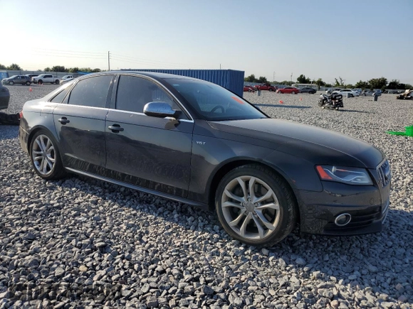2012 Audi S4 Premium Plus with VIN WAUBGAFL2CA073992, listed as a Copart auction lot 53478355 with 116,406 mi miles and Salvage Title. Bid and sale history available at carsss.com. Image 4.