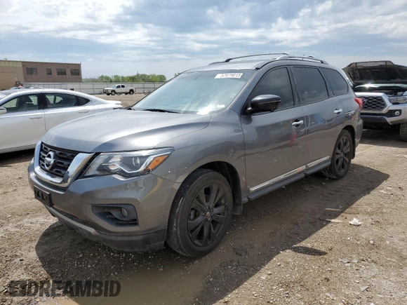 2017 Nissan Pathfinder S with VIN 5N1DR2MM7HC909567, listed as a Copart auction lot 52979015 with 138,799 mi miles and Clean Title. Bid and sale history available at carsss.com. Image 1.