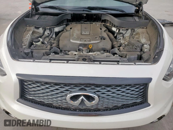 2017 Infiniti QX70 z VIN JN8CS1MU2HM143356, wystawiony jako Copart lot #48197395 z przebiegiem 128 576 mil mil oraz Szkoda całkowita • Salvage title. Historia ofert i sprzedaży dostępna na DreamBid. Obrazek 12.