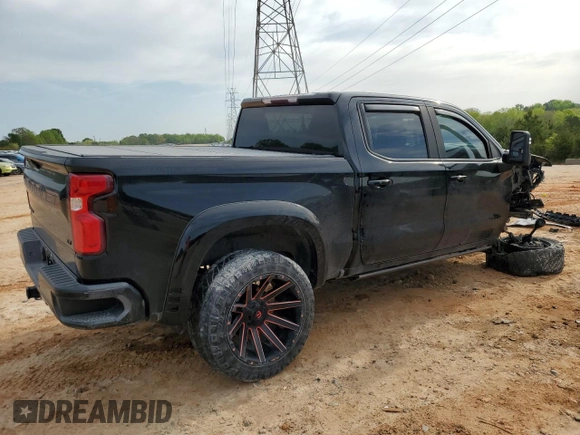 2020 Chevrolet Silverado 1500 LT Trail Boss with VIN 3GCPYFED4LG434363, listed as a Copart auction lot 52850415 with 60,184 mi miles and Salvage Title. Bid and sale history available at carsss.com. Image 3.