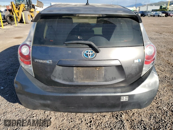 2012 Toyota Prius One with VIN JTDKDTB39C1508830, listed as a Copart auction lot 50664745 with 244,191 mi miles and Clean Title. Bid and sale history available at DreamBid. Image 6.