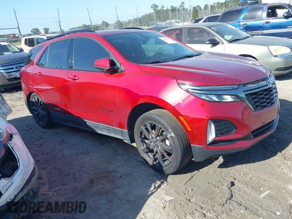 2023 Chevrolet Equinox RS with VIN 3GNAXMEG7PS123060, listed as a IAAI auction lot 42016289 with 59,964 mi miles and . Bid and sale history available at DreamBid. Image 1.