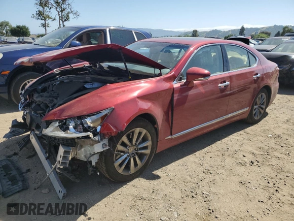 2013 Lexus LS 460 z VIN JTHBL5EF2D5124370, wystawiony jako Copart lot #56063585 z przebiegiem 122 301 mil mil oraz Szkoda całkowita • Salvage title. Historia ofert i sprzedaży dostępna na DreamBid. Obrazek 1.