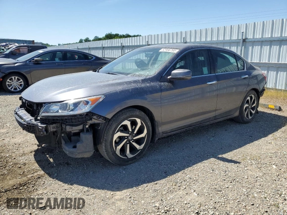 2016 Honda Accord EX with VIN 1HGCR2F70GA026414, listed as a Copart auction lot 52986765 with 70,770 mi miles and Salvage Title. Bid and sale history available at carsss.com. Image 1.