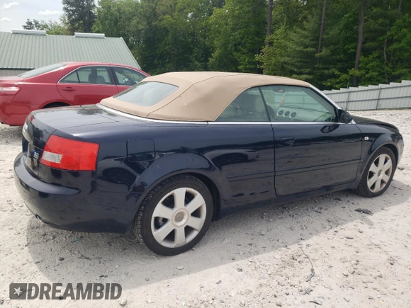 2004 Audi A4 1.8T with VIN WAUAC48H84K006973, listed as a Copart auction lot 57581245 with 118,226 mi miles and Clean title. Bid and sale history available at DreamBid. Image 3.