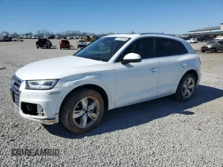 2019 Audi Q5 Premium Plus with VIN WA1BNAFYXK2036146, listed as a Copart auction lot 47342835 with 76,817 mi miles and Salvage Title. Bid and sale history available at carsss.com. Image 1.
