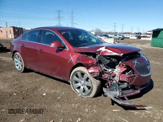 2017 Buick Regal Premium II with VIN 2G4GS5GX0H9108446, listed as a Copart auction lot 48106055 with 107,985 mi miles and Salvage Title. Bid and sale history available at DreamBid. Image 4.